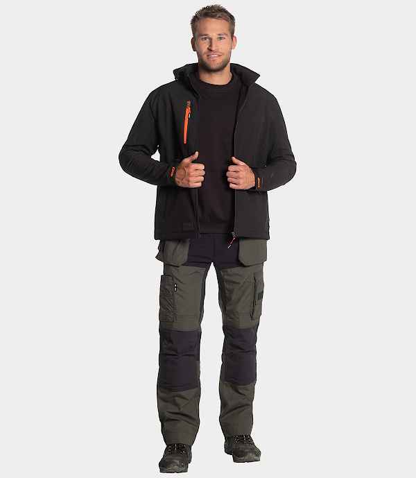 Παντελόνι Εργασίας HEROCK SPECTOR Σκούρο Χακί-Μαύρο Cargo 1